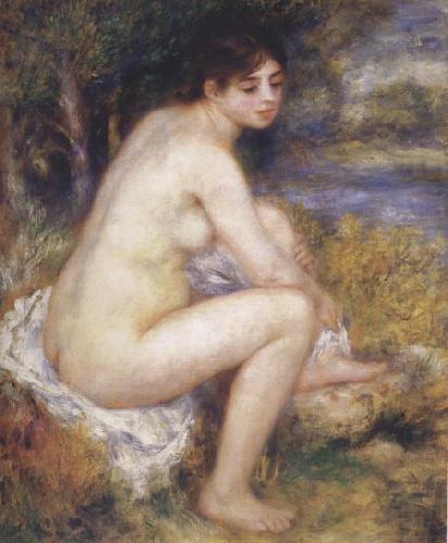 Pierre Renoir Female Nude in a Landscape china oil painting image